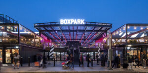 PEL Waste Reduction Equipment Install PEL1100 Bin Compactor at Boxpark-Croydon