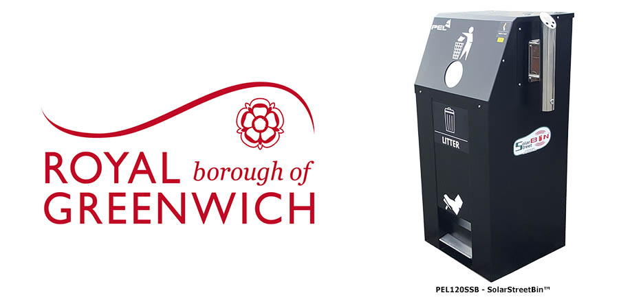 IoT SolarStreetBin™ Installed in Greenwich Council