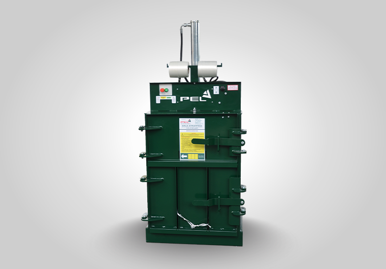 Image of a PEL cardboard and plastic Baler waste management reduction sustainability