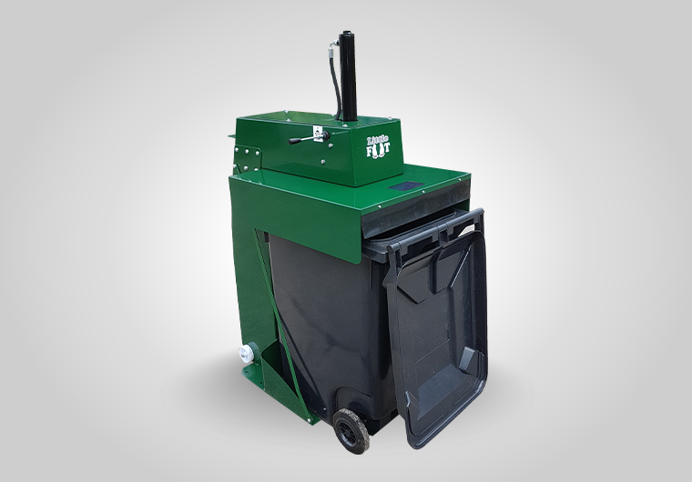 PEL 360 Bin Compactor that can compact waste rubbish trash bin bags