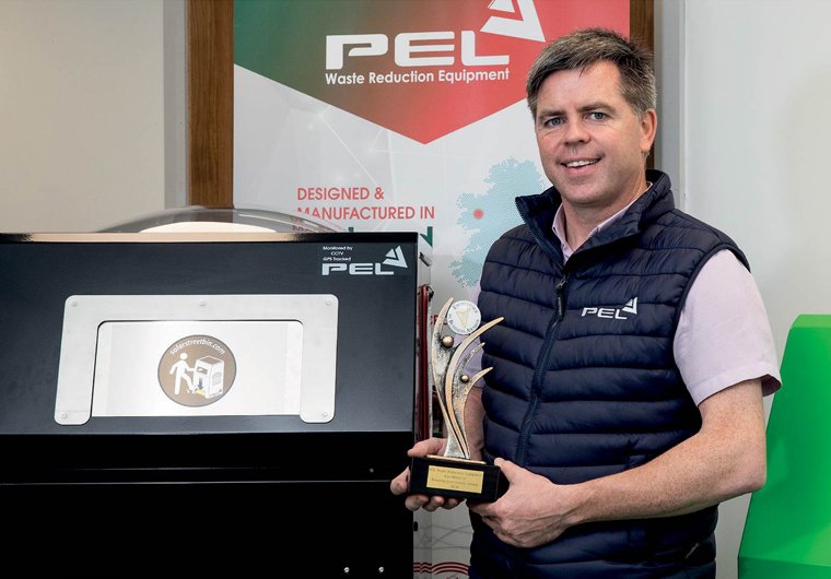 PEL Waste Reduction Equipment Ceo Tommy Griffith Award winner Public sector award