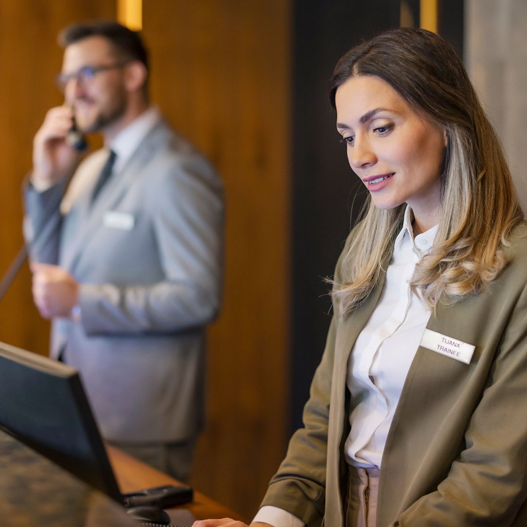 hotel receptionists in hospitality industry