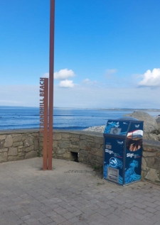 solar powered britebin compacting bin trash can litter sligo strandhill