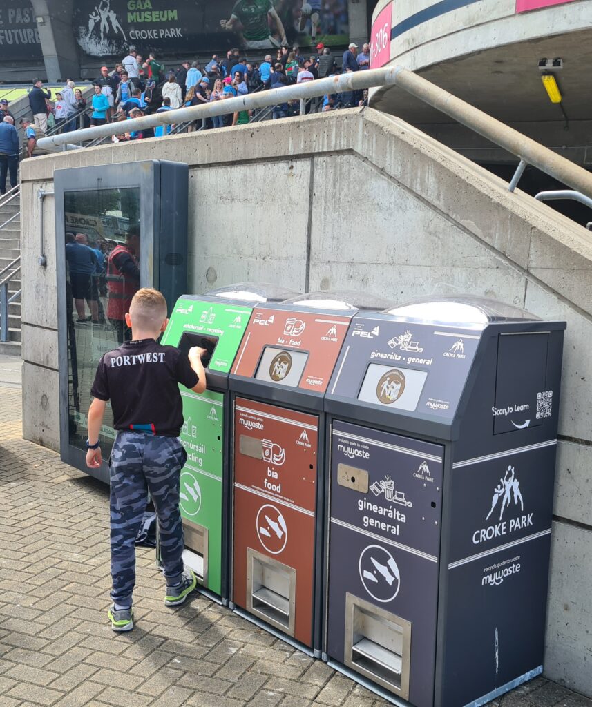 solar powered britebin™ compacting bin trash can litter